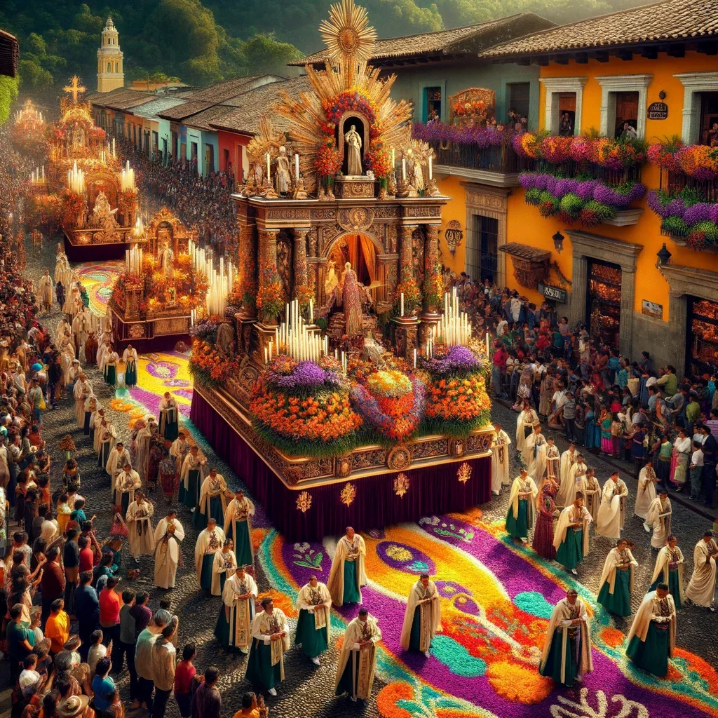 This image depicts Semana santa in Georgia which is in the list of best time to visit in Georgia